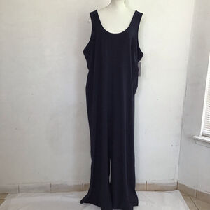 Athleta Women Navy Tank Top Jumpsuit Plus Size 3X